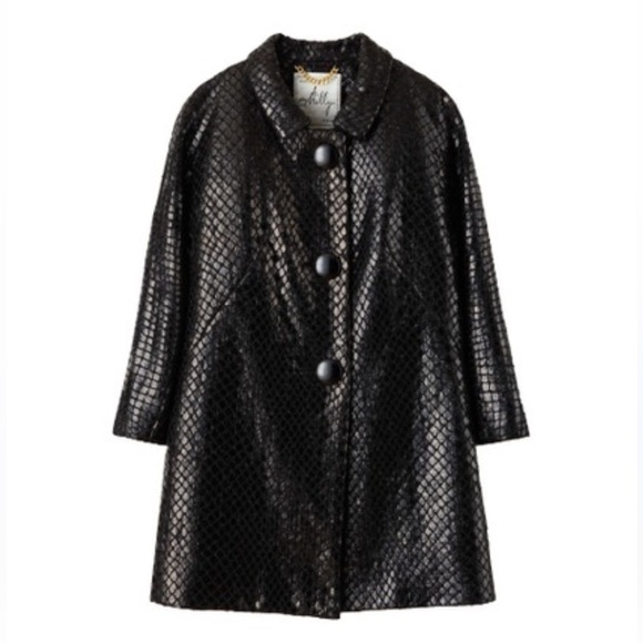 Milly of New York Jackets & Blazers - Vintage Milly of New York Black Peacoat Size 4